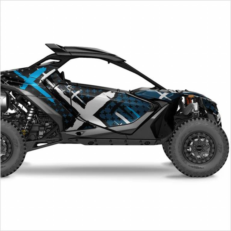 X-Design Dark Blue M Version for Can-Am Maverick R 2 Doors